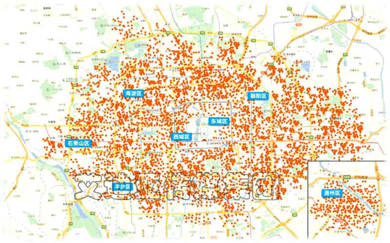北京社区广告点位图